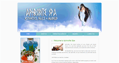 Desktop Screenshot of aphrodite-spa.ca