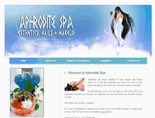 Tablet Screenshot of aphrodite-spa.ca